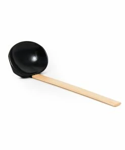 Kiji Stoneware & Ceramics Black Udon & Ramen Ladle