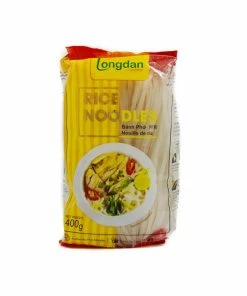 Longdan Ingredients Vietnamese Rice Pho Noodles Banh Pho 2.5mm 400g