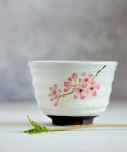 Kiji Stoneware & Ceramics Sakura Blossom Matcha Bowl