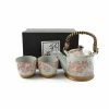 Kiji Stoneware & Ceramics Sakura Blossom Tea Set For Two