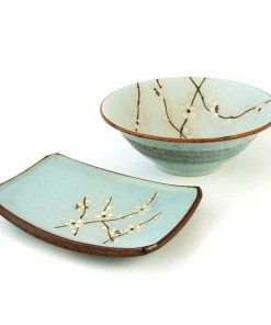 Kiji Stoneware & Ceramics Tableware Sakura Blossom Side Plate 19cm X 13cm 9 Kiji Stoneware & Ceramics Tableware Sakura Blossom Side Plate 19cm X 13cm