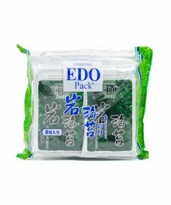 EDO Seaweed & Squid Ink Seasoned Seaweed Snack Pack 20g