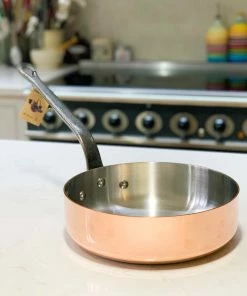 De Buyer Prima Matera Induction-Compatible Copper Saute Pan - Straight Cookware