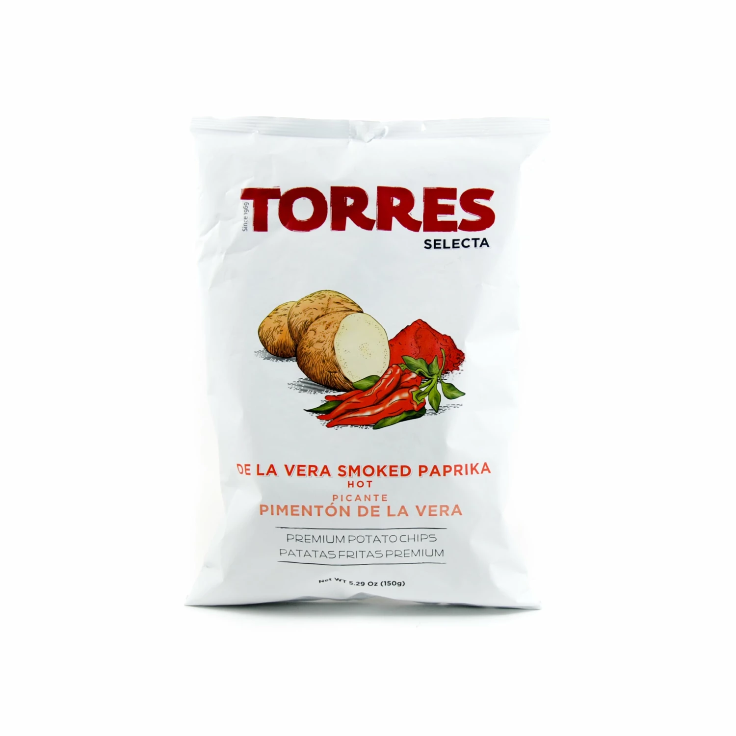 Torres Smoked Paprika Crisps 150g Ingredients 3 Torres Smoked Paprika Crisps 150g Ingredients