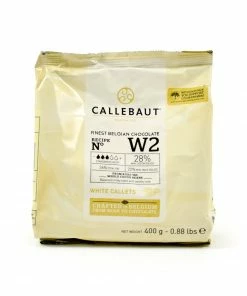Ingredients Callebaut White Chocolate Couverture 400g