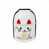 Hakoya Tableware White Manekineko Bento Box 640ml